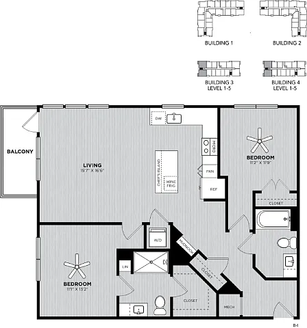 Floor plan B4
