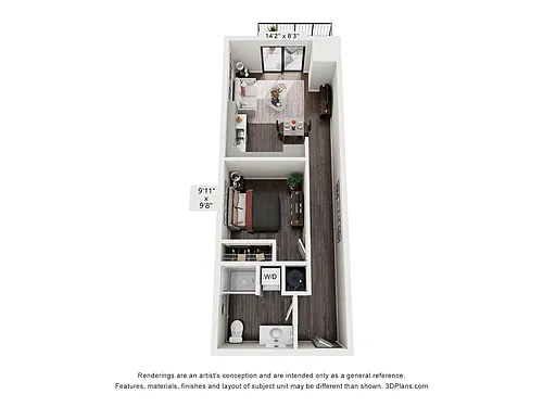 Floor plan Parkside Suite