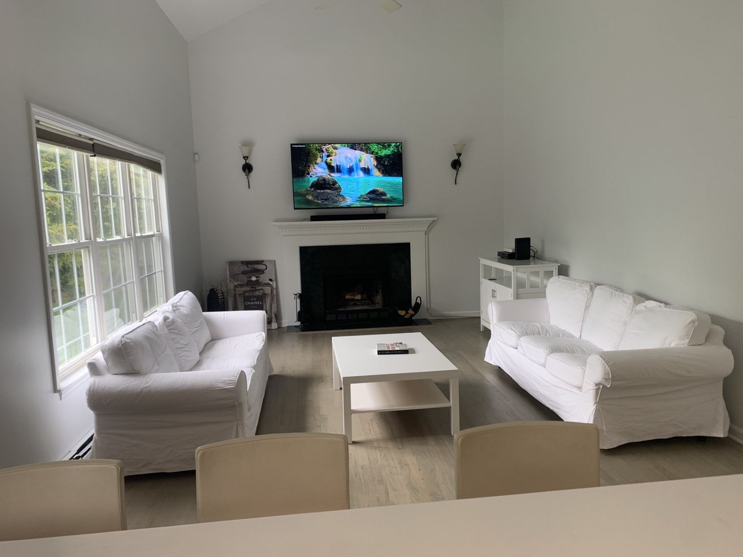  Den with Fireplace and TV