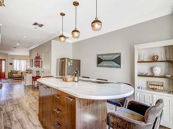 Kitchen view back to living room