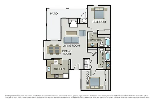Floor plan The Toscana