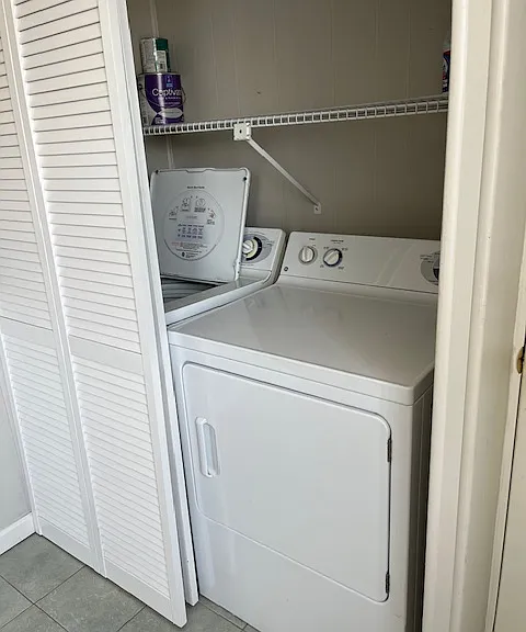 Full size washer and dryer