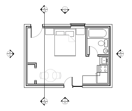 Floor plan The Cabin