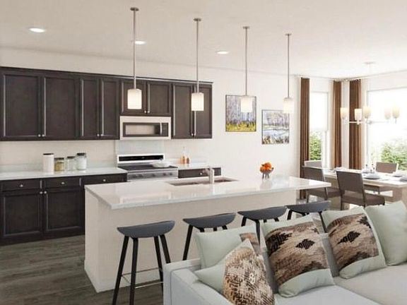 Model Home - Kitchen - Living Room