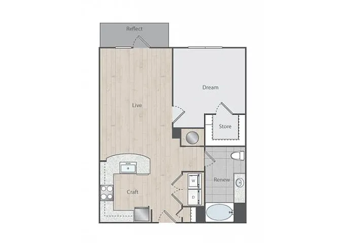 Floor plan B1-HC