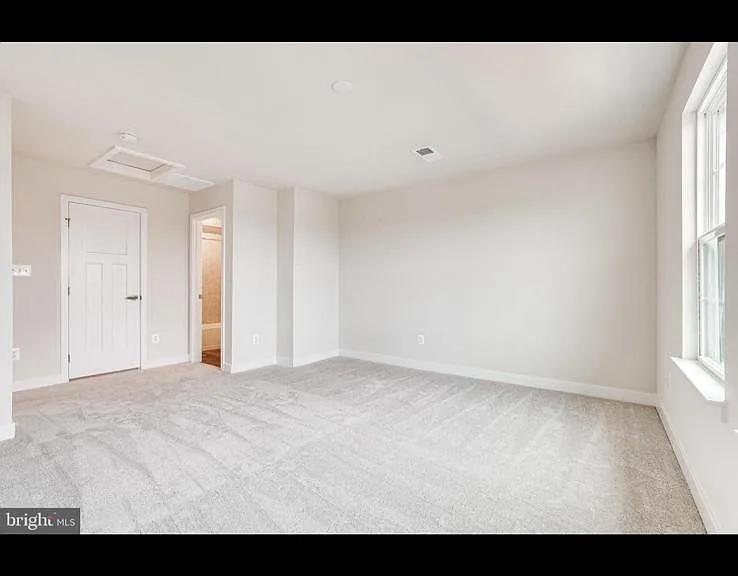 Attic bedroom with walkin closet