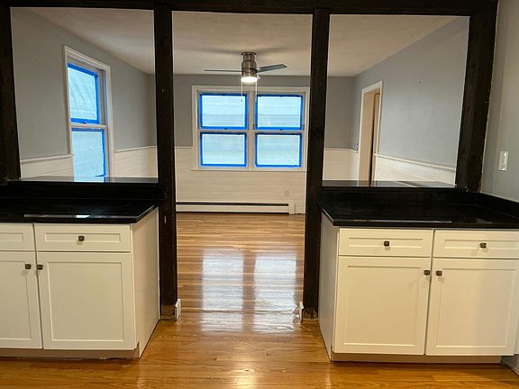 Kitchen into dining room