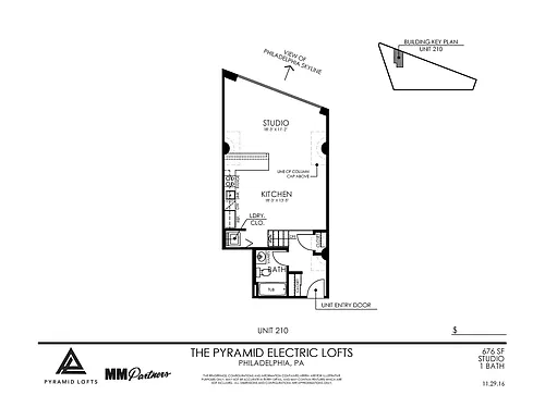 Floor plan Studio