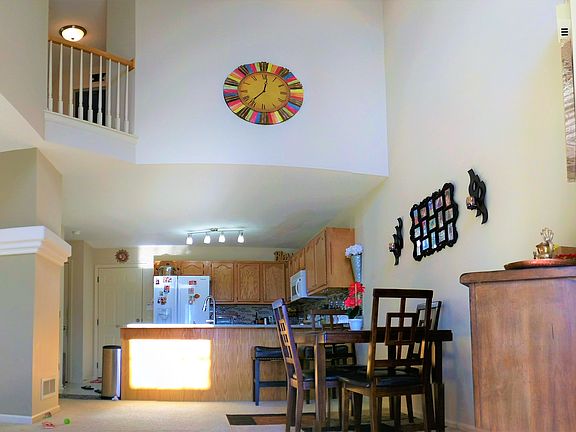 High ceiling above Kitchen