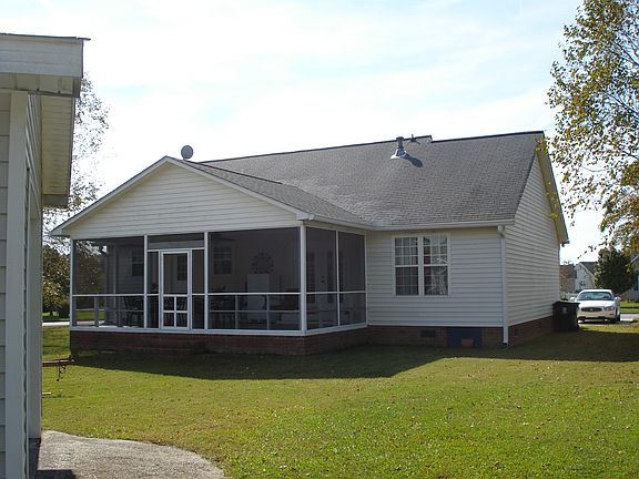 Screened in back porch