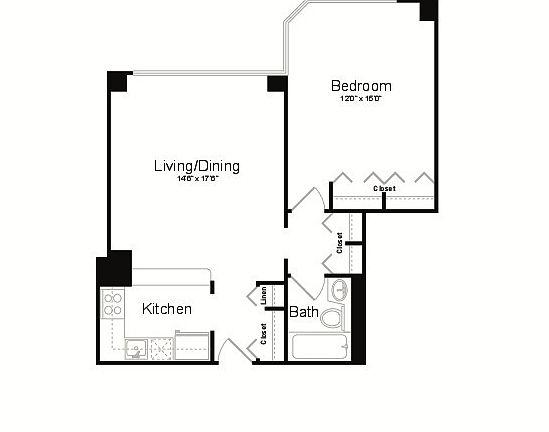 2nd image of 990 6th Ave APT 16B