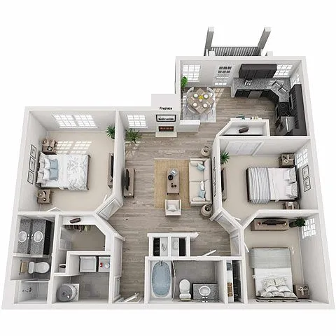 Floor plan Saratoga Springs