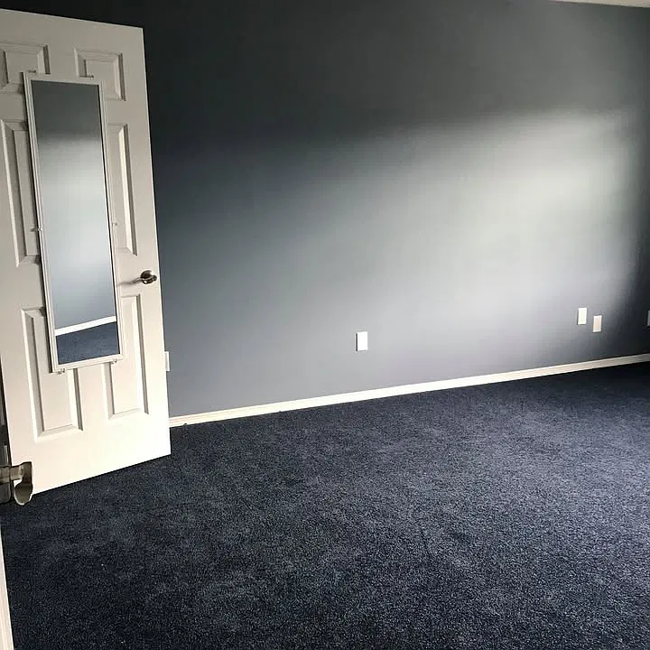 Master Bedroom with walk-in closet and private half bathroom.