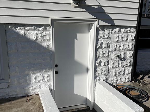 Door to unfinished basement