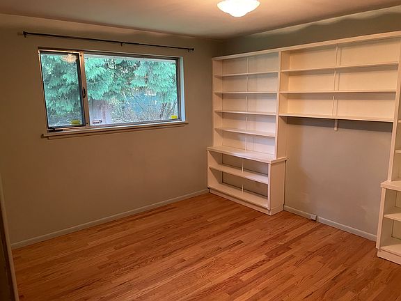 Bedroom 1; built in shelves