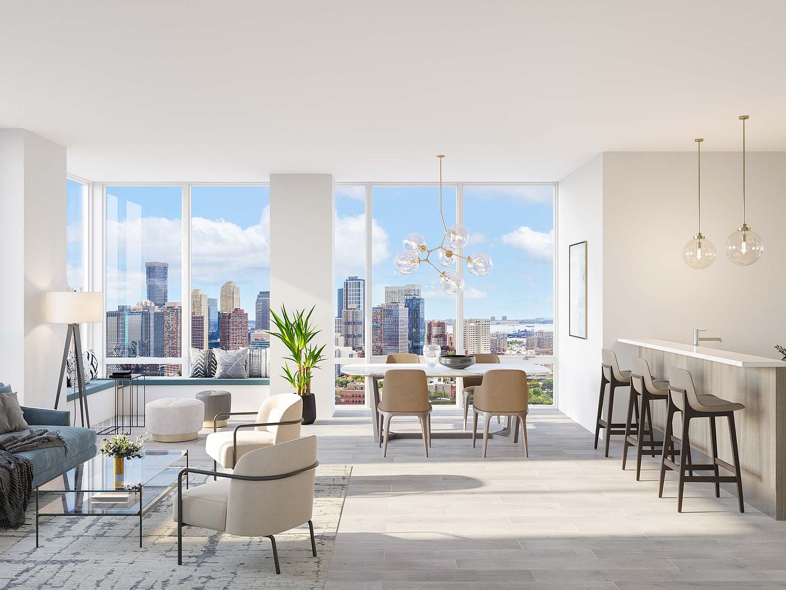 View of Vermella Broad Street | Newark Luxury Rentals | Studio-2 Bed