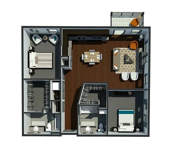 Floor plan B3
