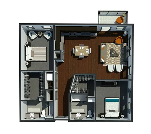 Floor plan B3