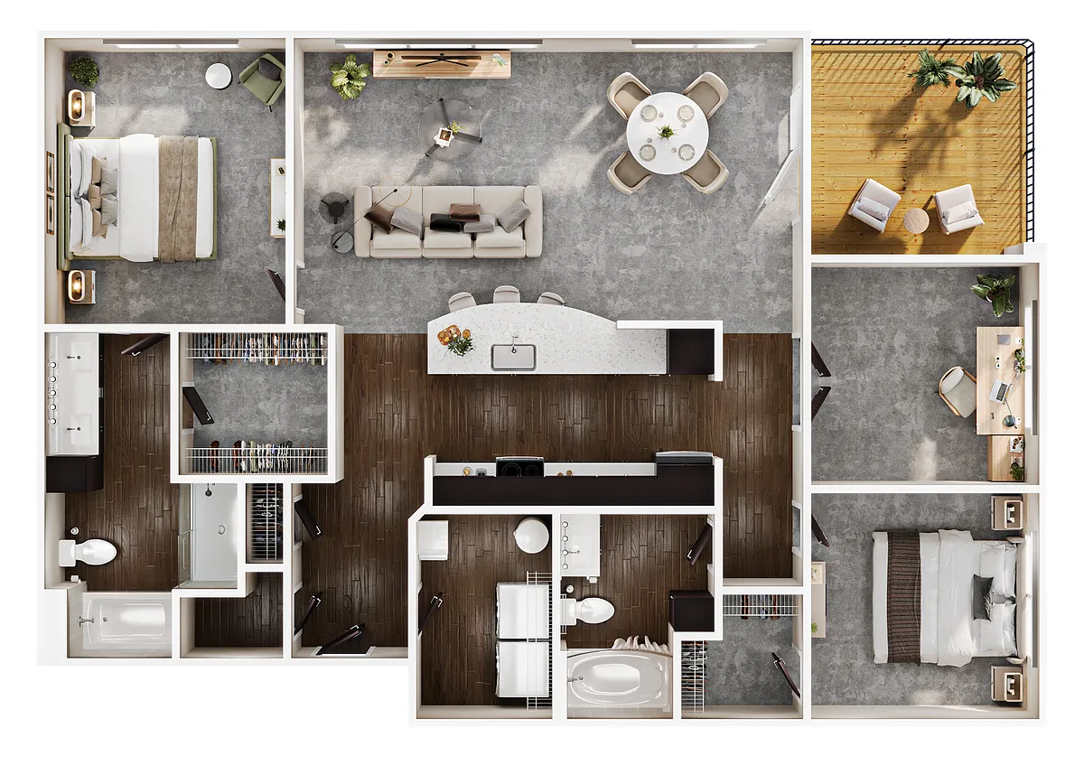 Floor plan Miller