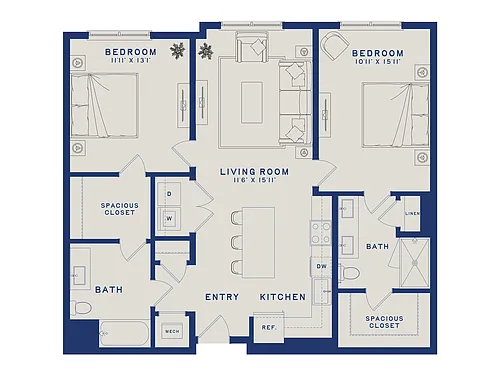Floor plan B17H