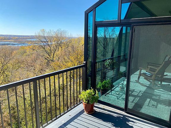 Late Fall view from balcony of Wildlife Refuge and brand new solarium.
