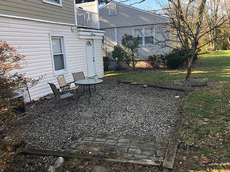 Back gravel patio