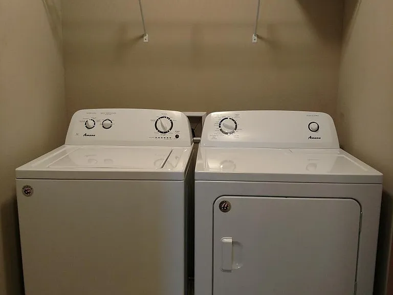 Second floor laundry.