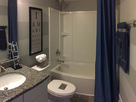 Hall bath Decorated model