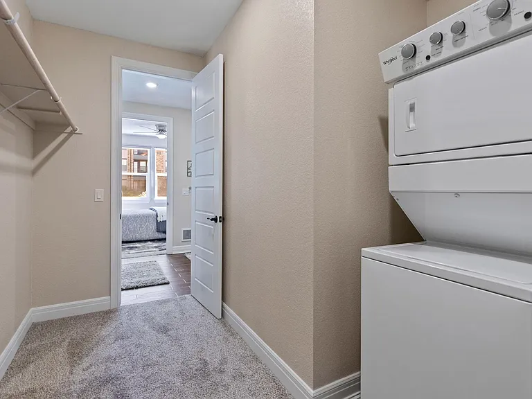 Full size washer & dryer in every home
