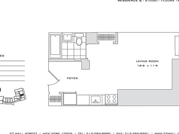 2nd image of 37 Wall St APT 19Q