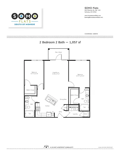 Floor plan Juniper 2.2 (D2)