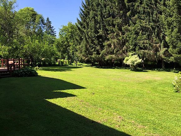 large back yard, mowing included