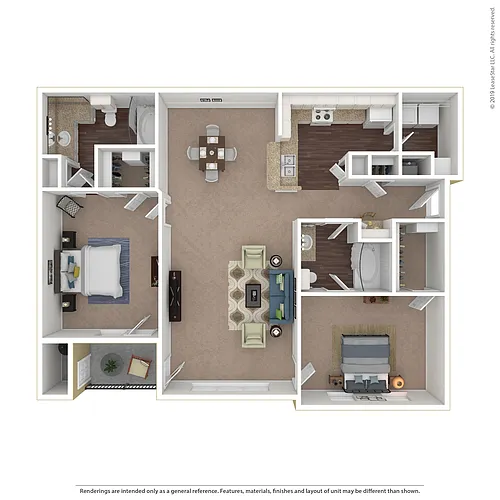 Floor plan 2x2 Large