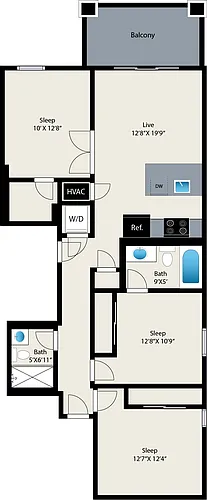 Floor plan C1