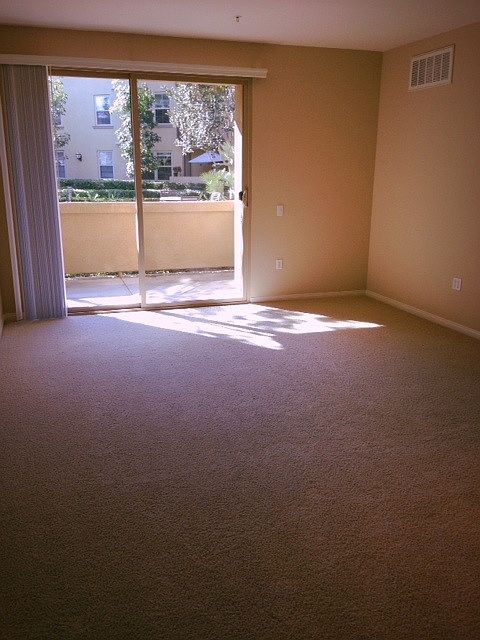 large sliding door lets in light