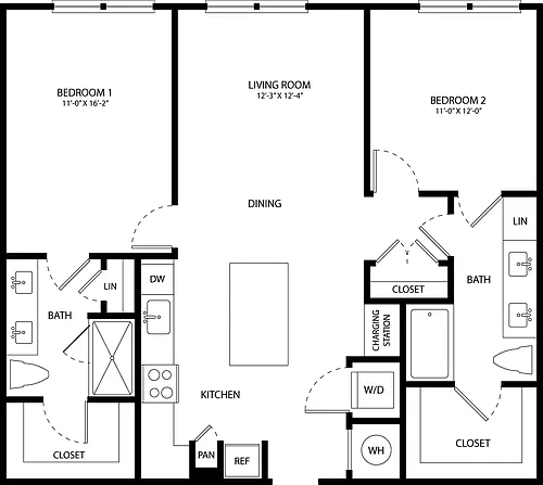 Floor plan B2