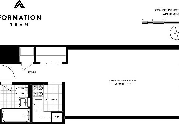 2nd image of 25 W 13th St APT 4KS