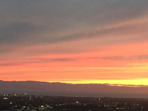 Sunset and City Lights