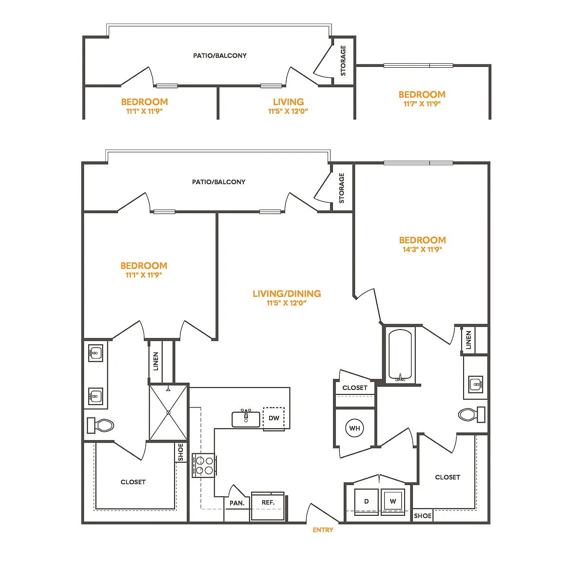 Floor plan B3