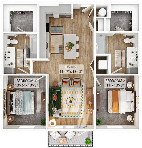 Floor plan B1