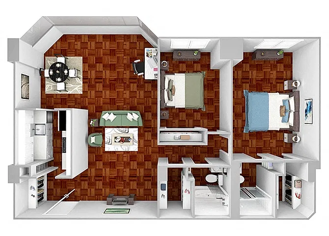 Floor plan B3