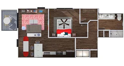 Floor plan Piazza