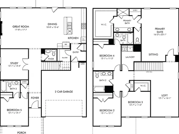 Taylorsville Plan, Vines at Mill Creek - Estate Series