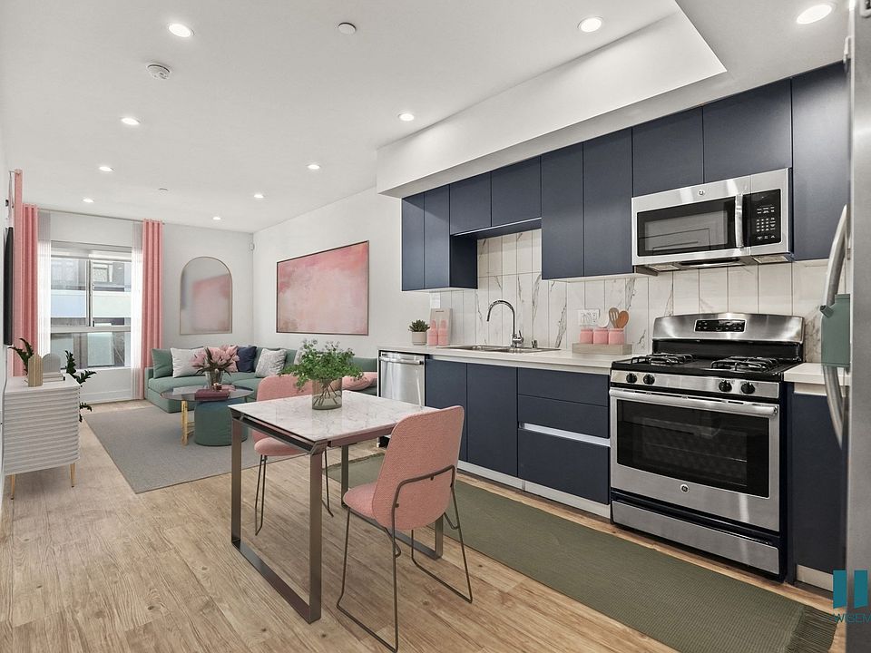 Open-Concept Kitchen, Dining, and Living Room Space