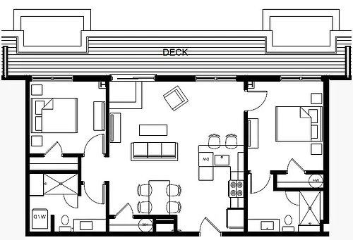 Floor plan 40 Free - Penthouse