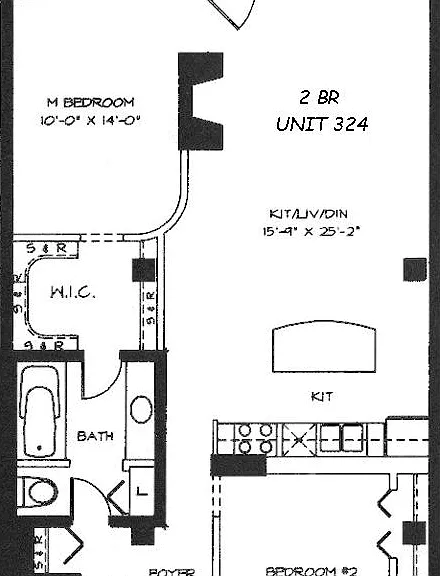 Floor Plan Unit 324