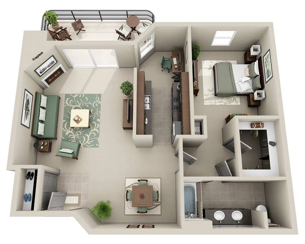Floor plan A1G