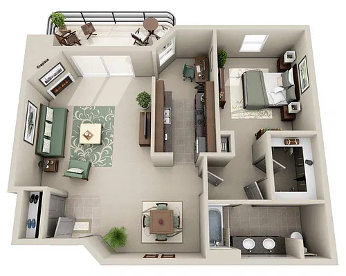 Floor plan A1G