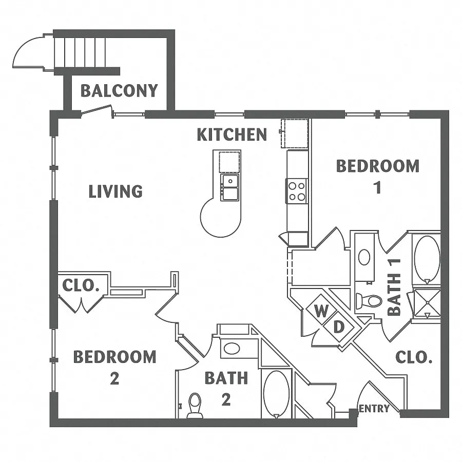 Floor plan B8