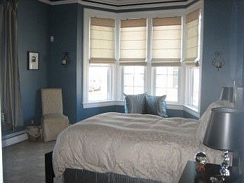 Spacious light filled master bedroom